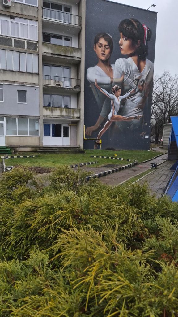 Pictură murală - Proiectul ”10 pentru Onești” 