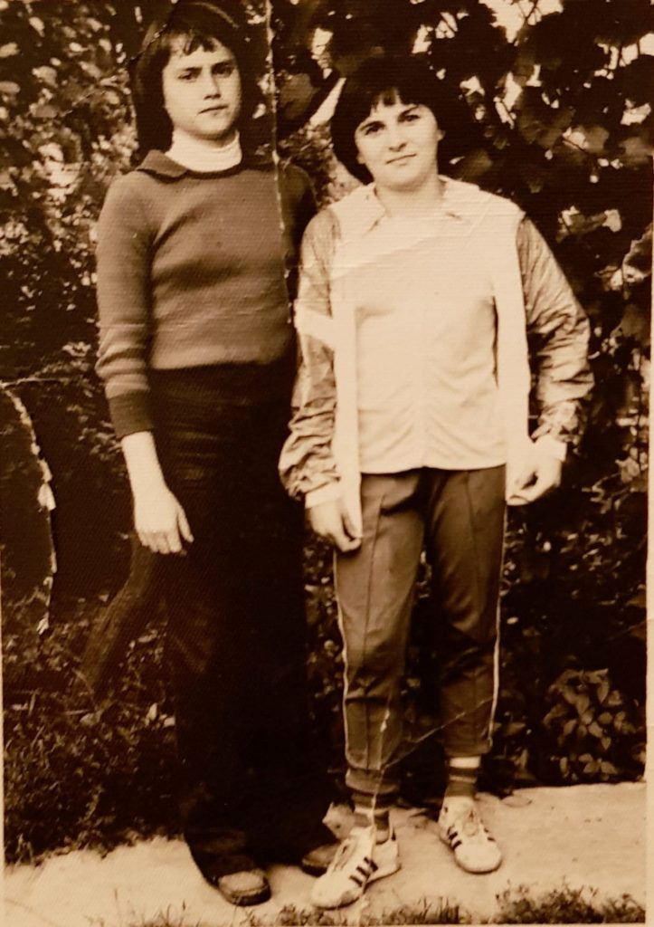 Nadia Comăneci & Teodora Ungureanu / Arhiva personală Pistol Silvia